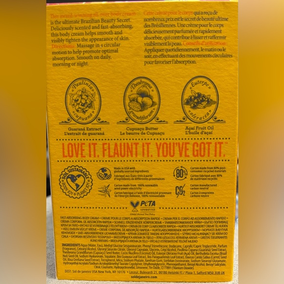 NEW IN BOX - Sol de Janeiro Biggie Biggie Bum Bum Cream 500ml - Picture 2 of 7